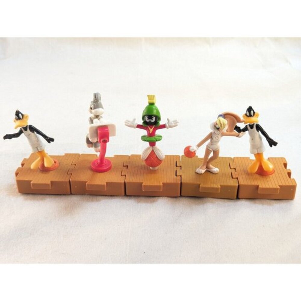 Vintage 1996 McDonalds Happy Meal Toy Space Jam Looney Tunes Set Of 5